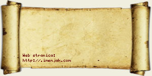 Atanasije Adamac vizit kartica